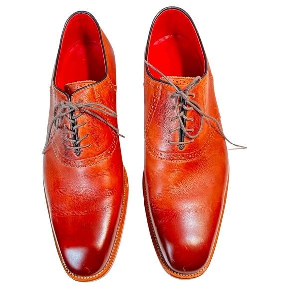 Michael Andrews Bespoke Men’s Shoes Leather 
Size: 11  Color: Cognac main image 4